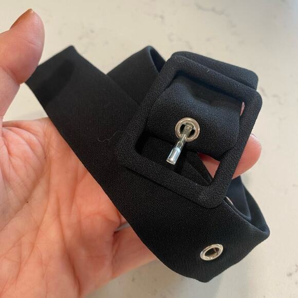 RED Valentino Wide Leg Crop Dress Pants in Black - Picture 6 of 6